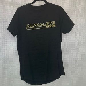 Alphalete camo scoop tee